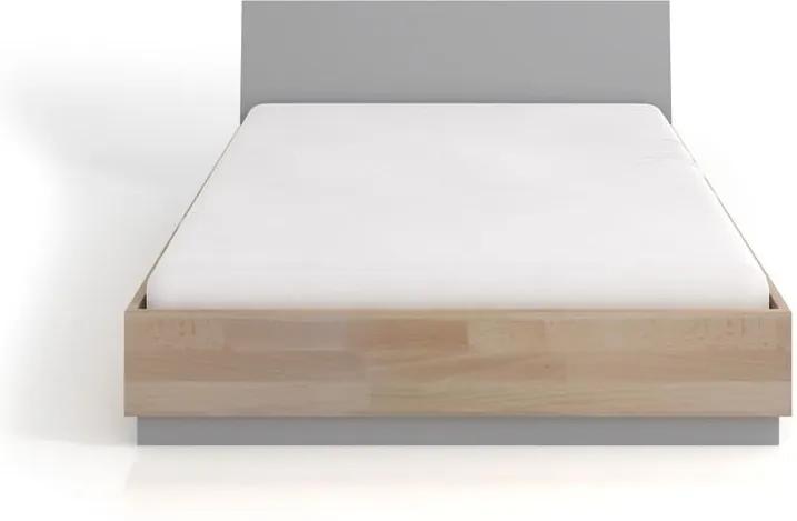 Dvojlôžková posteľ z bukového a borovicového dreva SKANDICA Finn BC, 140 x 200 cm