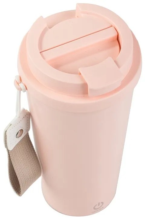 Termohrnček s funkciou napeňovača a viečkom, 350 ml