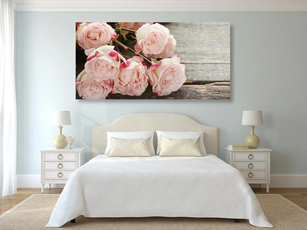 Obraz  romantické béžové ruže