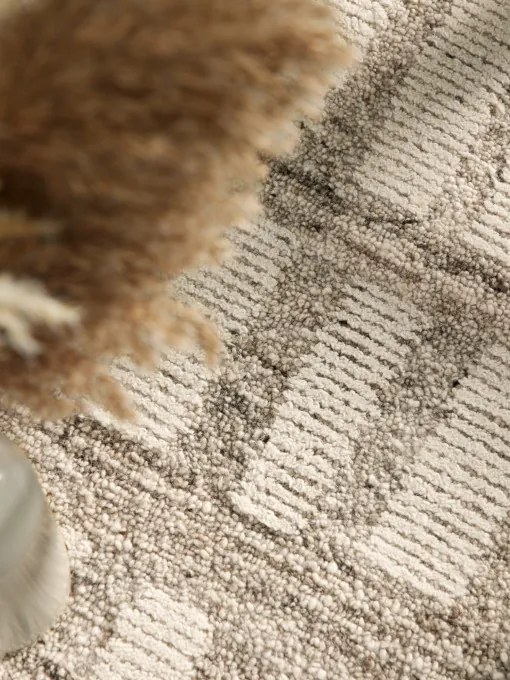 Koberec BOHO Linara kremový / hnedý