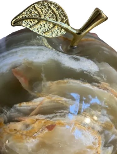 Stmievateľná lampa LED CUBE APPLE GREEN ONYX 10*25