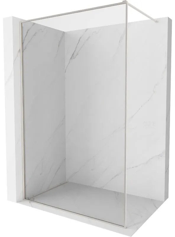 Mexen Kioto-F, sprchová zástena s rámom 150 x 202 cm, 8 mm číre sklo, oceľový profil, 800-150-104-97-00