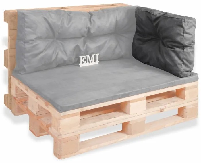 Vankúš na záhradné sedenie sivý EMI