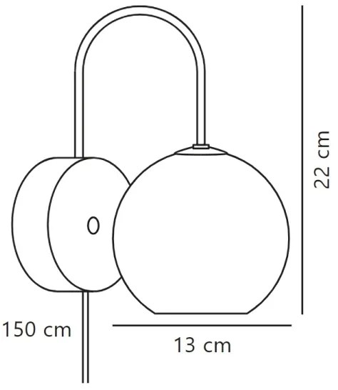 Nordlux - Nástenné svietidlo FRANCA 1xE14/40W/230V