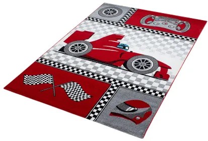 Koberce Breno Kusový koberec KIDS 460 Red, červená, viacfarebná,120 x 170 cm