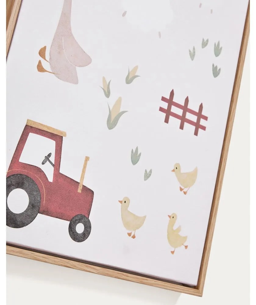 Detský obrázok 30x40 cm Pecky – Kave Home
