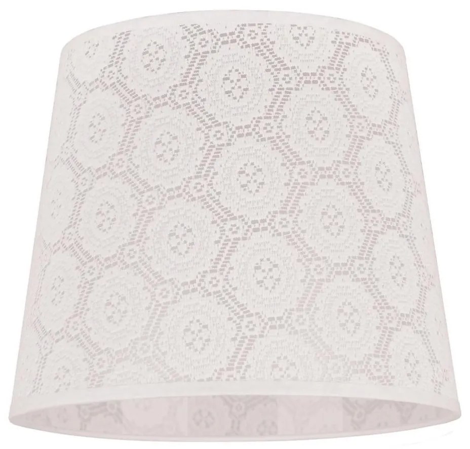 Duolla - Tienidlo k stolný lampě CLASSIC M E27 pr. 24 cm biela