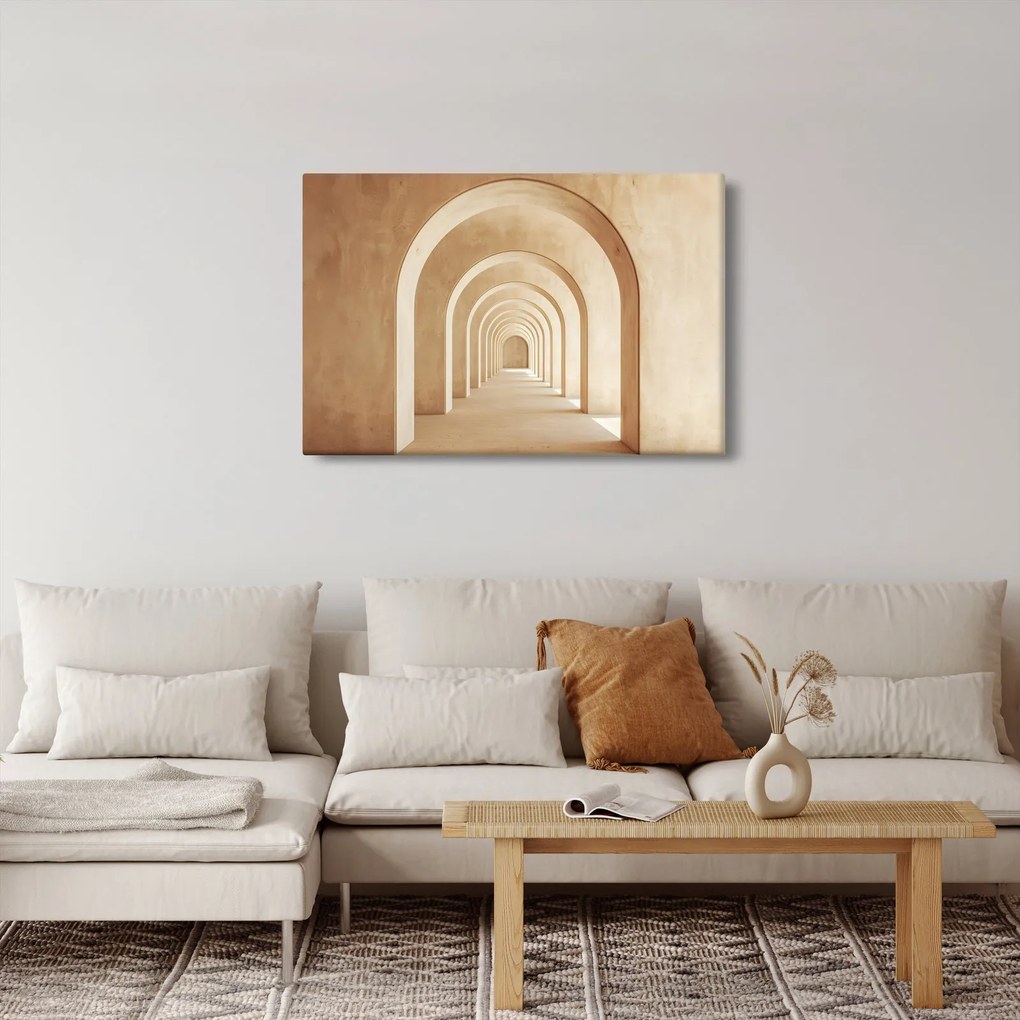 Obraz - Béžový priechod (90x60 cm)