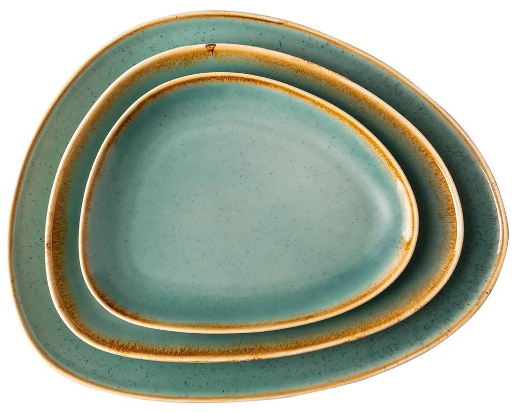 Tanier Triangle Sand tyrkysový 30 cm – Gaya - 451963