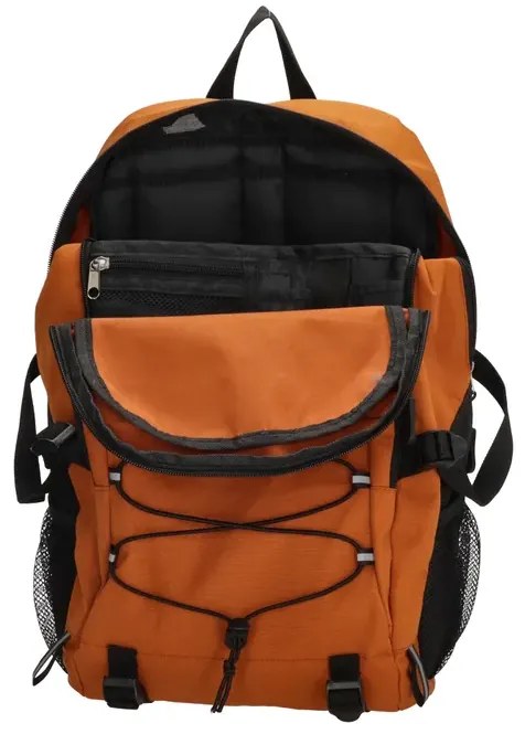 Oranžový objemný batoh do školy „Grip“