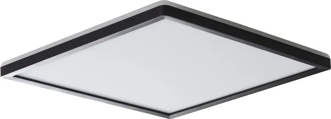 KANLUX KANLUX, AZPO stropné LED svietidlo, 300x300mm, 17,5 W, 3000/4000/6000K, IP54, čierna matná, 31533