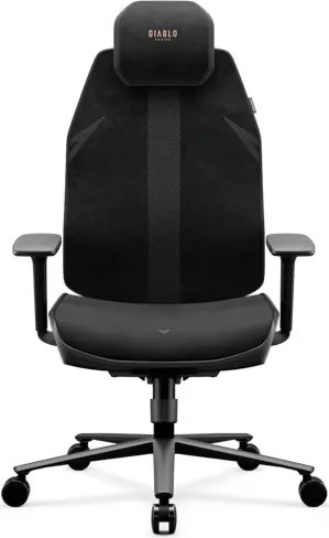 Ergonomická kancelárska stolička čierna: Diablo V-Flash Ultra Black