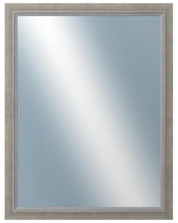 DANTIK - Zrkadlo v rámu, rozmer s rámom 70x90 cm z lišty AMALFI šedá (3113)