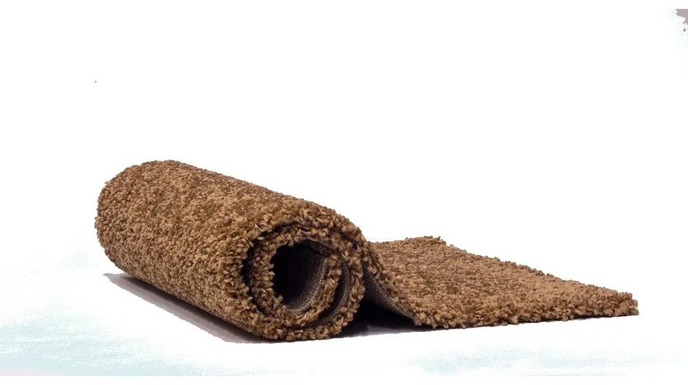 Hnedý koberec Universal Aqua Liso, ø 80 cm