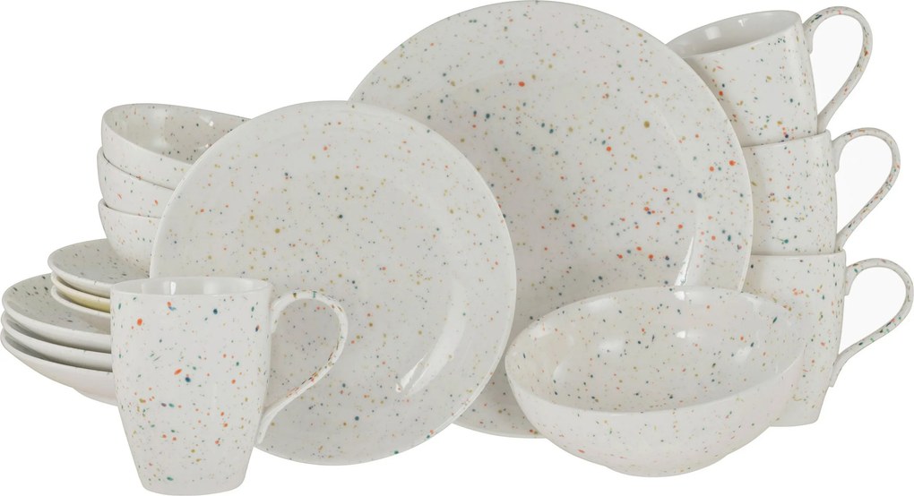 XXXLutz KOMBINOVANÝ SERVIS Confetti 16-dielne Creatable - Online Only bytové doplnky - 007768057003