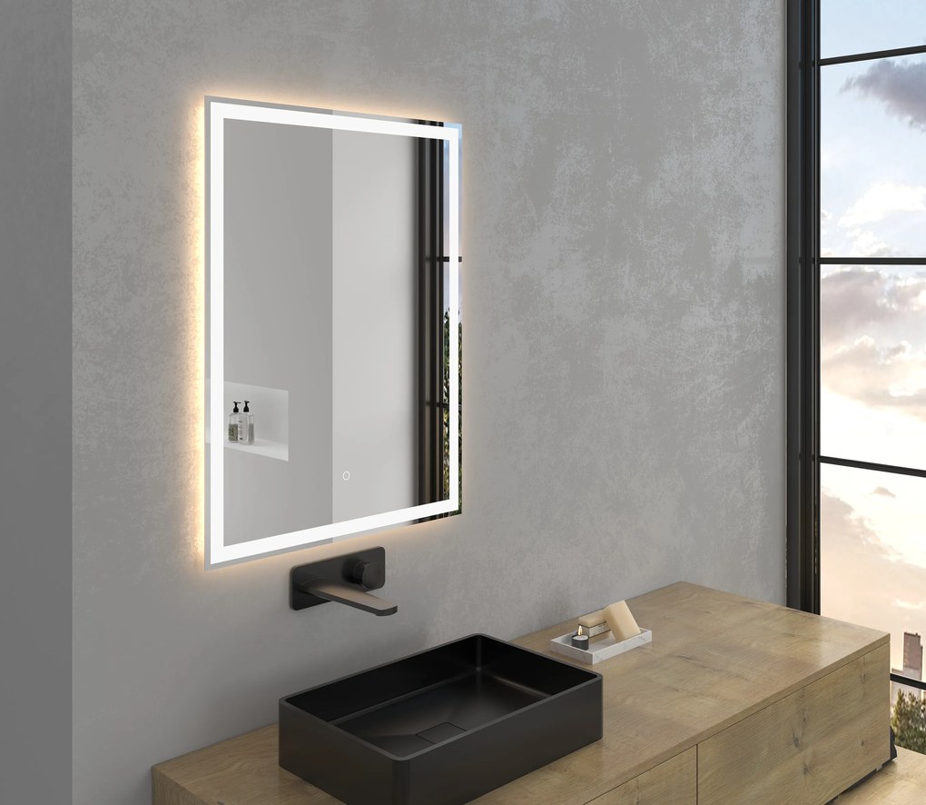 Cerano Interno, kúpeľňové LED zrkadlo 60x80 cm, CER-CER-429361