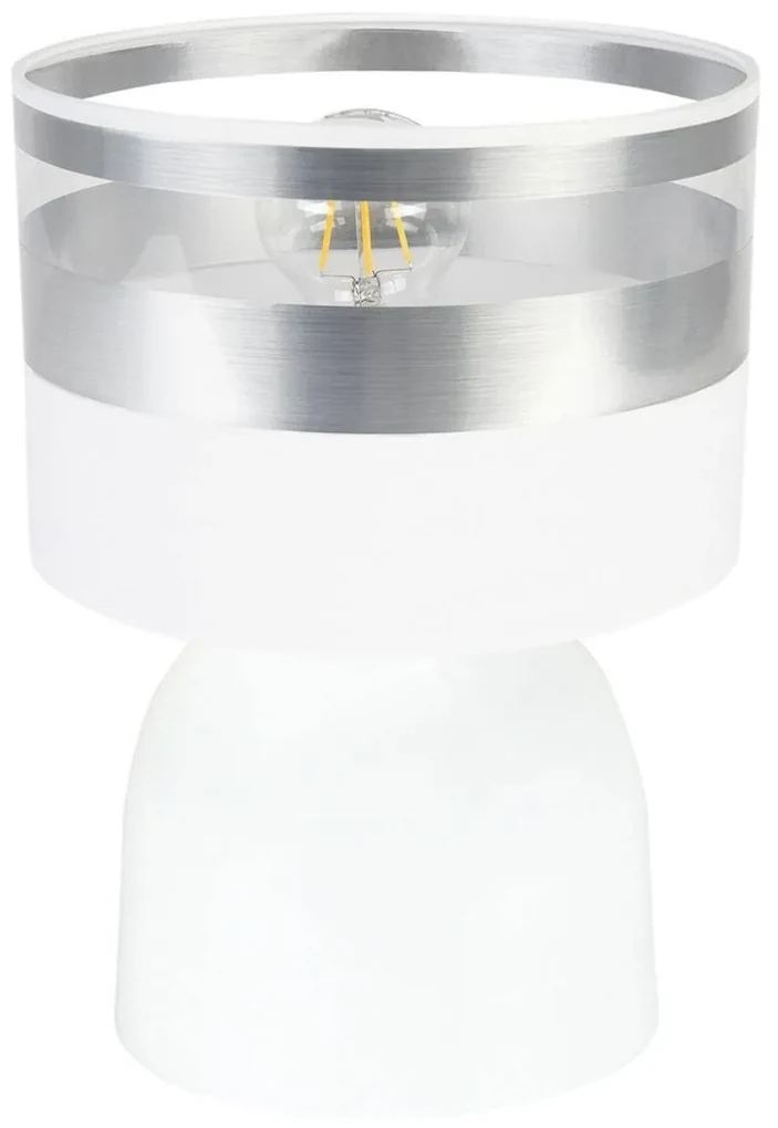 Stolná lampa Intense Chrome, 1x textilné tienidlo (výber zo 6 farieb), (výber z 3 farieb konštrukcie)