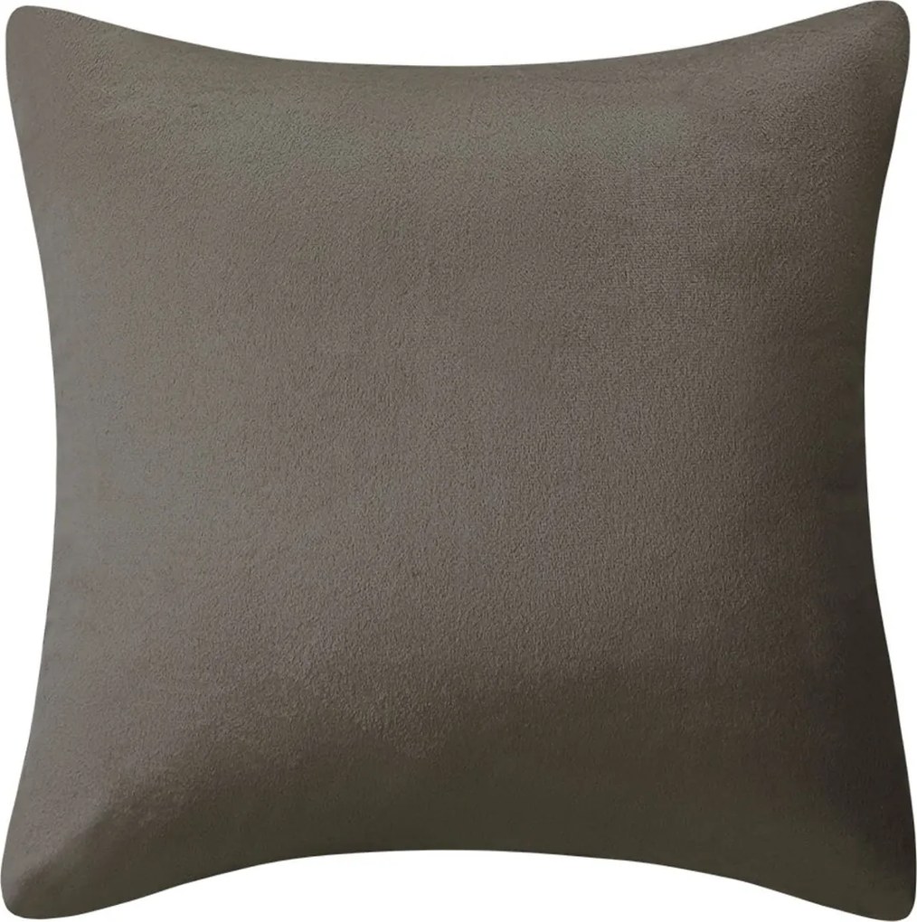 Obliečka na vankúš SOLID hnedá 45x45 cm