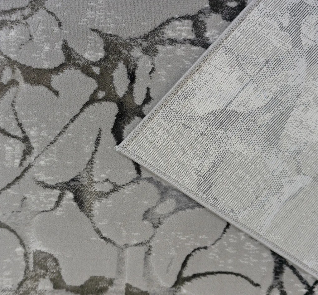 Koberec Esprit 3601 GREY – sivý obdĺžnikový koberec s vzorom Rozmer: 160x220 cm