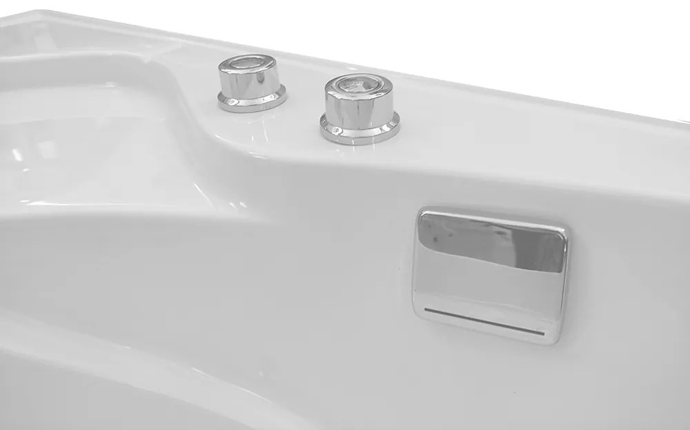 M-SPA - Kabino SPA vaňa s hydromasážou a funkciou parnej sauny 135 x 135 x 220 cm
