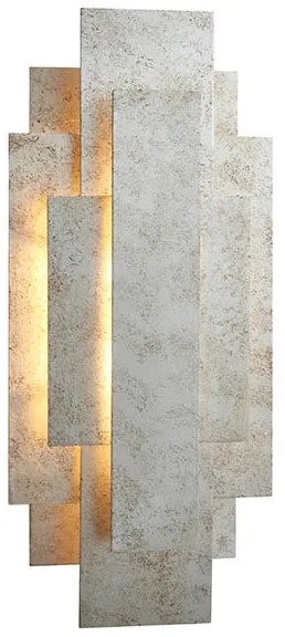 Endon 90451 - Nástenné svietidlo ALZARE 2xG9/3W/230V biela patina