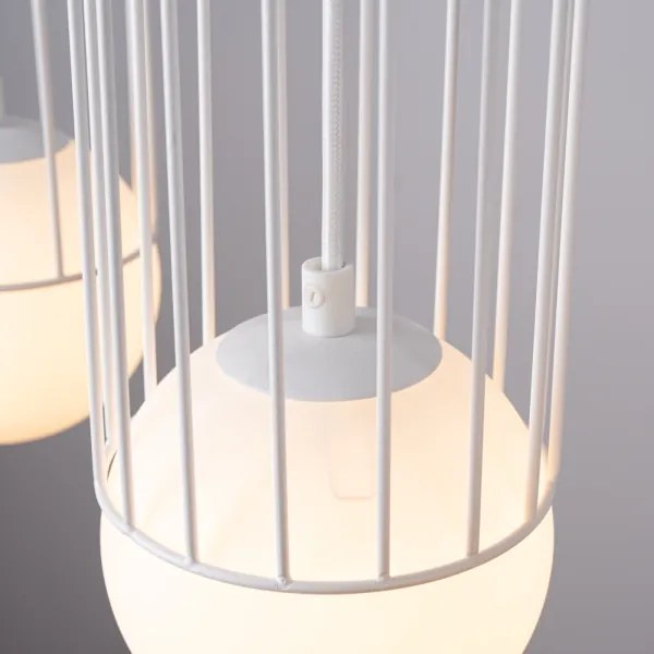 Sollux SL.1333 - Luster na lanku BRINA 3xG9/8W/230V biela