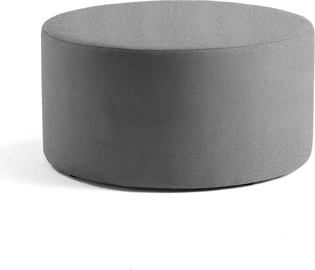 Taburet CASUAL, Ø 1000 mm, látka CURA, šedá