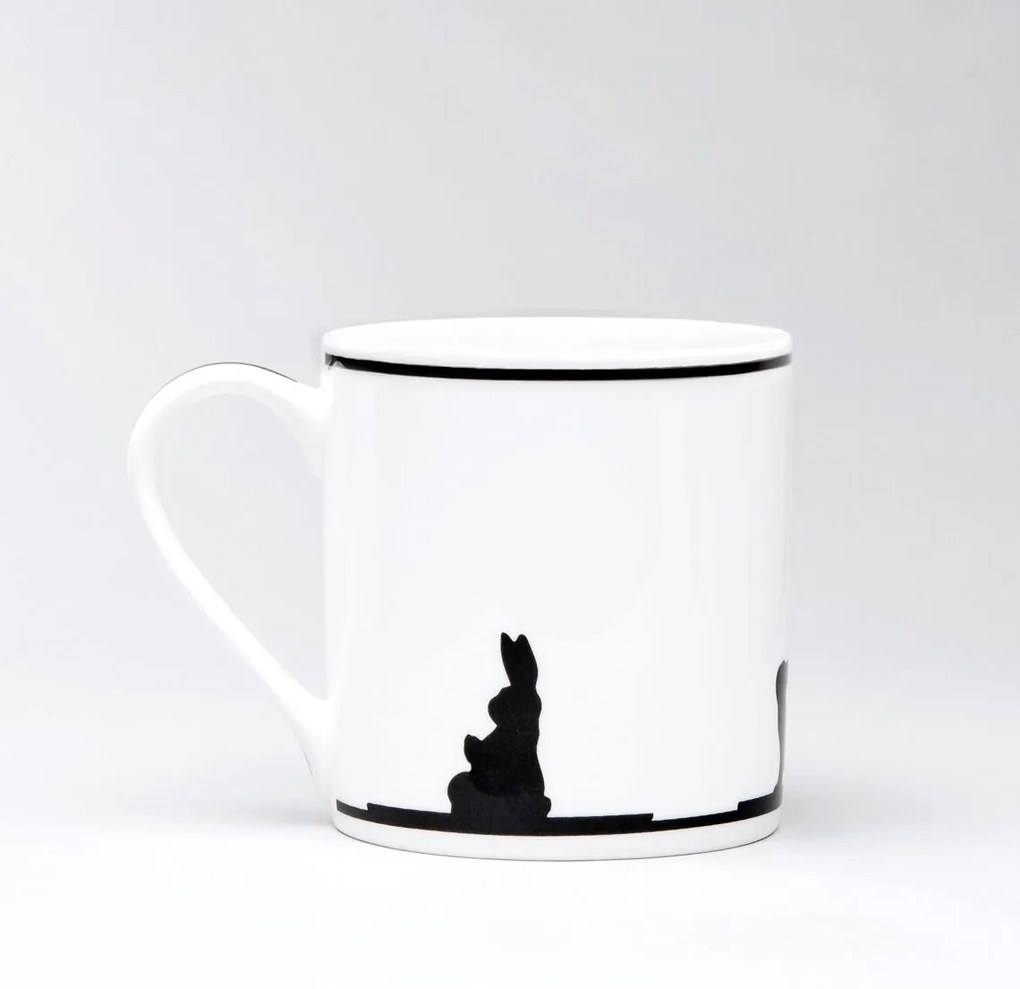 HAM Porcelánový hrnček Yoga Rabbit 300 ml