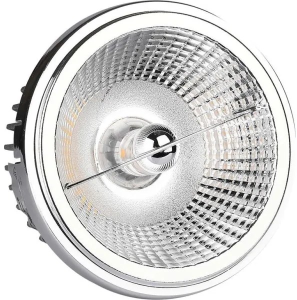 LED Podhľadové bodové svietidlo LED/20W/230V 6400K pr. 11 cm lesklý chróm