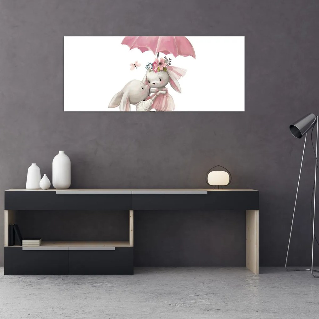 Obraz - Akvarelové zvieratko N⁰3 (120x50 cm)
