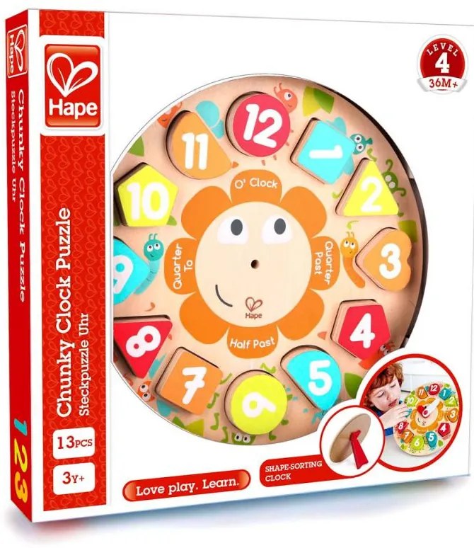 Detské puzzle hodiny