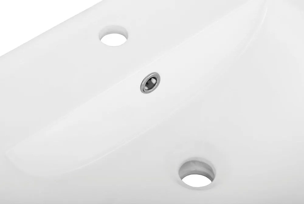 Závesná skrinka bez umývadla v dekore duba v prírodnej farbe 60x52 cm Wisla – Støraa