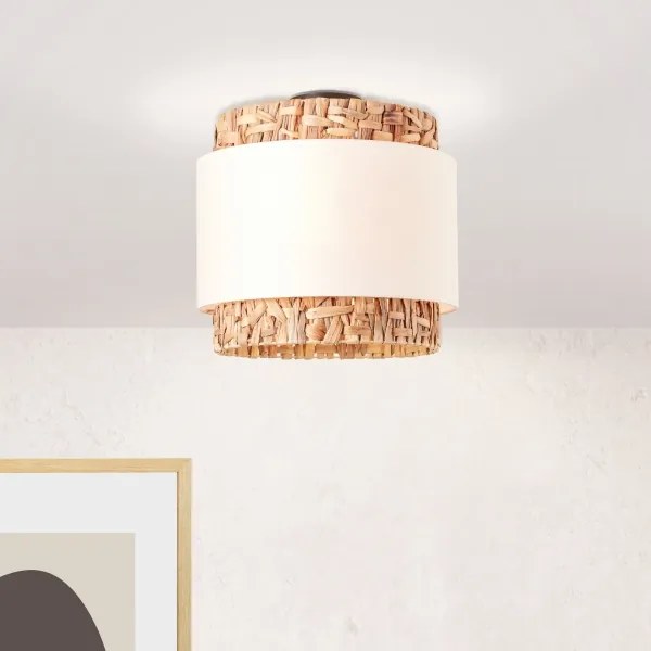 Brilliant - Stropné svietidlo WATERLILLY 2xE27/60W/230V pr. 35 cm krémová