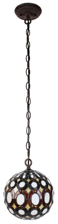 Lampa Tiffany závesná luster Ø20X116