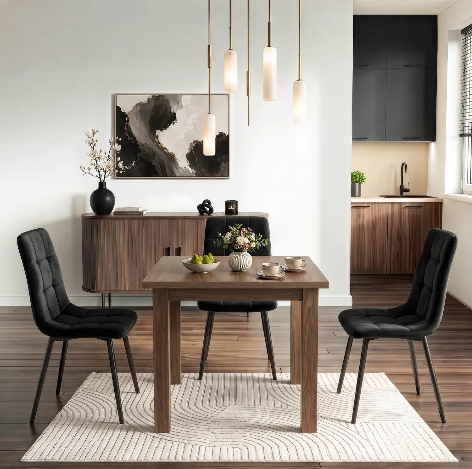 Rozkladací stôl MAX 80-160 cm, orech Nicea