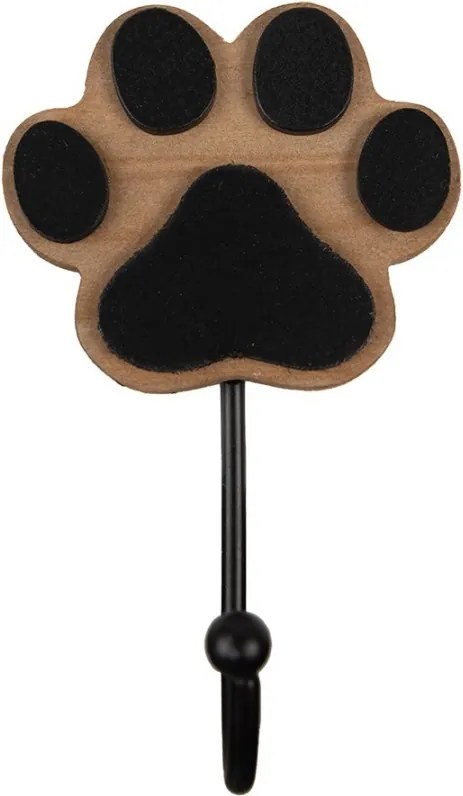 Nástenný háčik v tvare psej labky Dog Paw - 9*5*14 cm