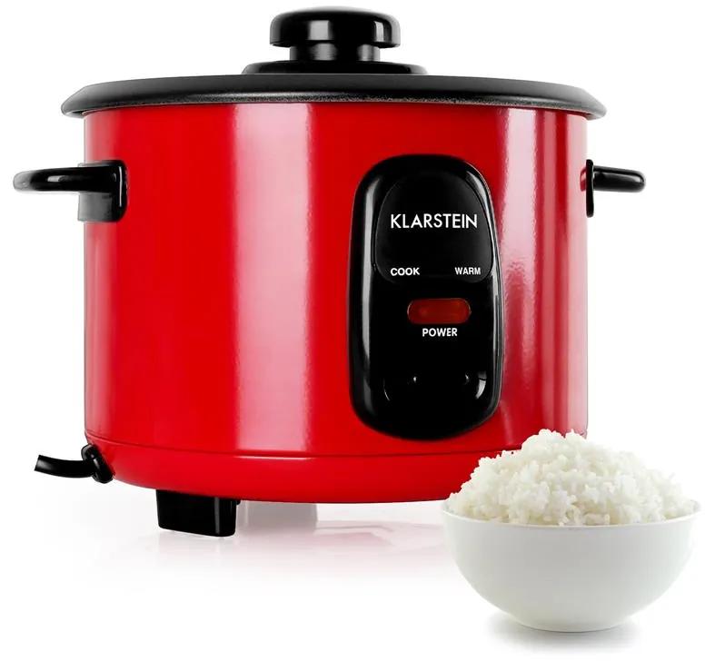Klarstein Osaka 1, červený, varič na ryžu, 1 liter, funkcia udržania tepla