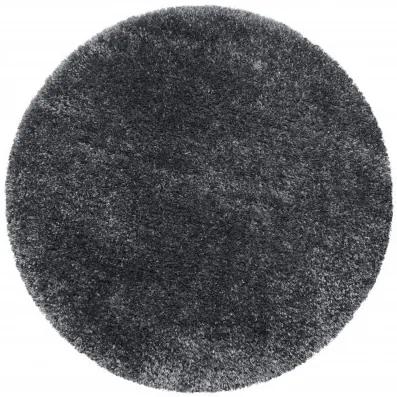 Ayyildiz koberce Kusový koberec Brilliant Shaggy 4200 Grey kruh - 160x160 (priemer) kruh cm