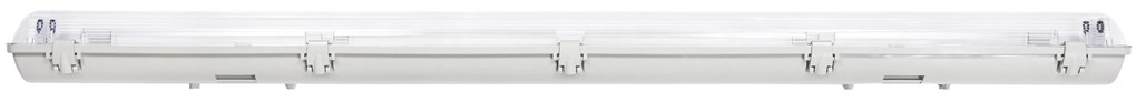 BERGE Svitidlo + 2x LED trubica - T8 - 120cm - 18W - 3240Lm - studená biela - SADA