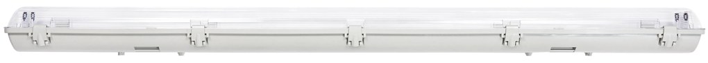 BERGE Svitidlo + 2x LED trubica - T8 - 120cm - 18W - 3600lm - studená biela - SADA