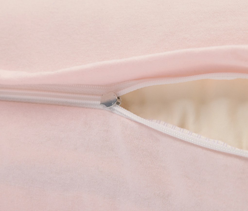 Džersejové obliečky na vankúš, 2 ks, ružové