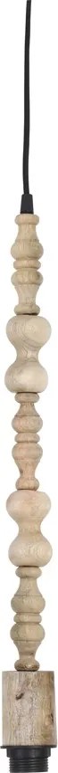 Závesné drevené svetlo Silva - Ø 5 * 53 cm