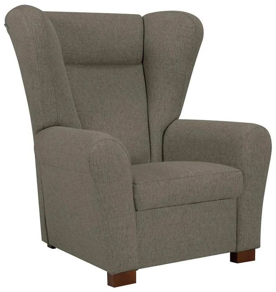 Kreslo ušák VIVA hnedé