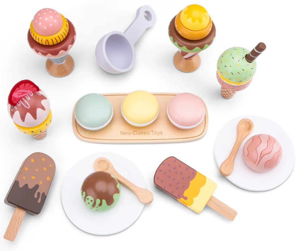 Súprava drevených mrazených sladkostí - 25 ks
