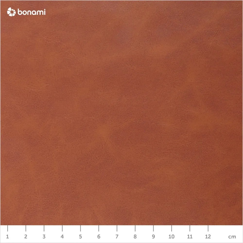 Koňakovohnedá/v prírodnej farbe jedálenská stolička z imitácie kože Addi – Actona