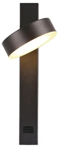 LED Nástenné bodové svietidlo s USB portom LED/8W/230V 3000K
