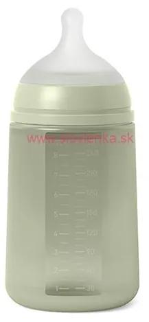 SUAVINEX - dojčenská fľaša 240 ml M Colour ESSENCE - zelená