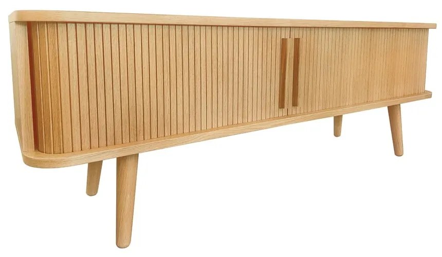 TV stolík v dekore duba v prírodnej farbe 138x50 cm Rove – Woodman