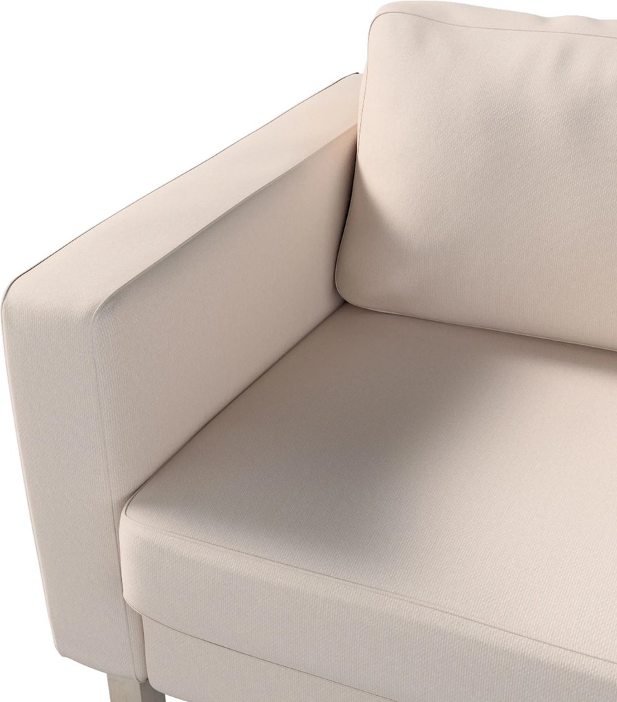 Poťah na sedačku Karlstad (nerozkladací, 3-miestny, krátky) farba produktu ružová látka zapletaná