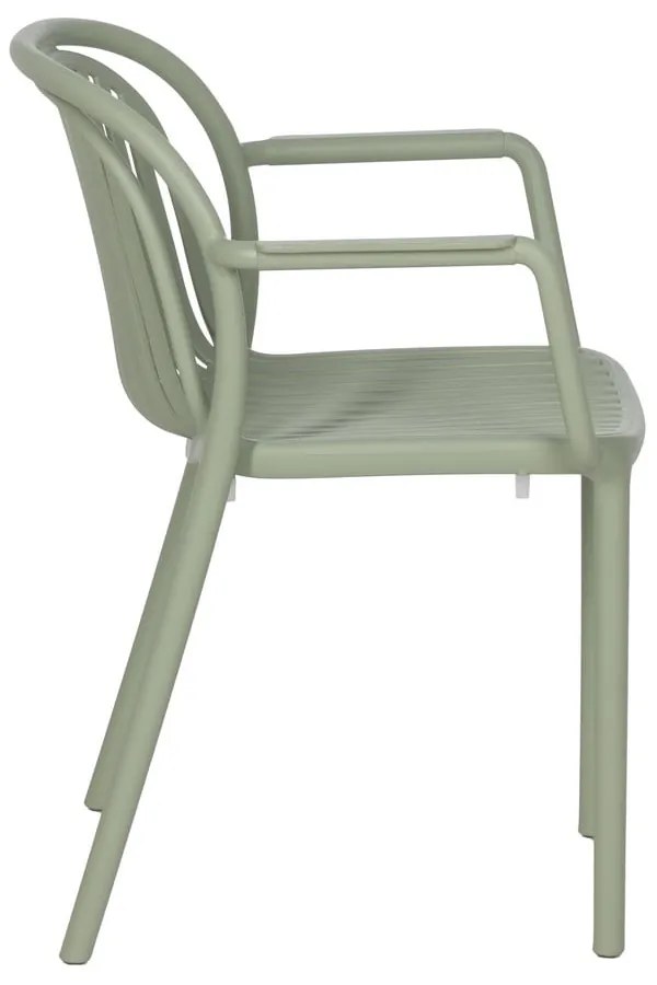 Zelená plastová jedálenská stolička Alia – Ixia